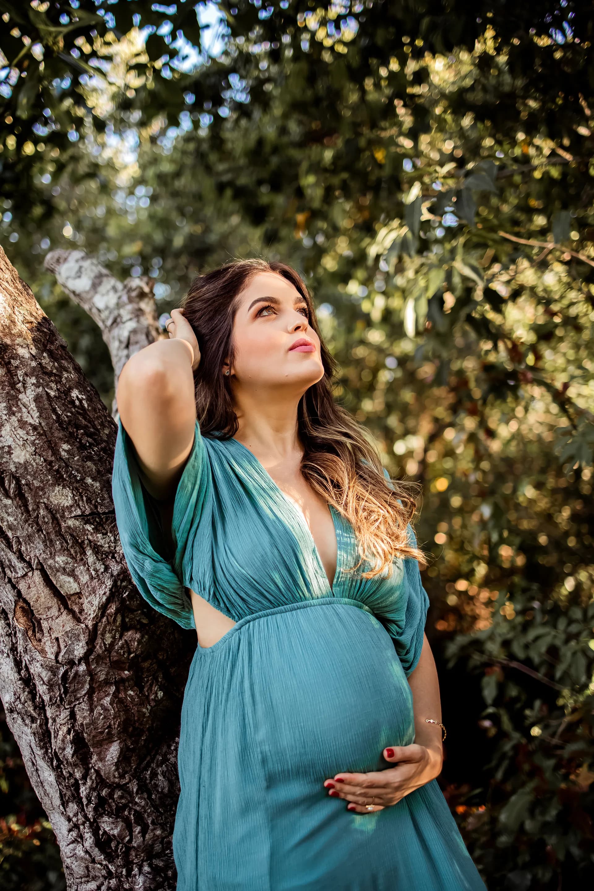 Ensaio de gestante fotografado pela Loh Dias Fotografia em Barreiras, BA